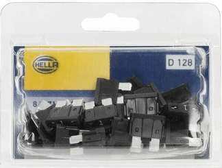 Pièces agricoles - Electricité - Fusible lame standard 32V 1A longueur 18,6mm noir pack 50x Hella