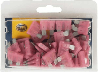 Pièces agricoles - Electricité - Fusible lame standard 32V 4A longueur 18,6mm rose pack 50x Hella