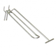 BROCHE DOUBLE TIGE PORTE ETQ LONG 300MM