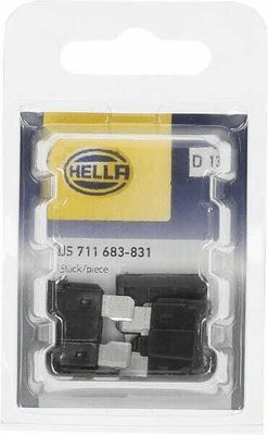 Pièces agricoles - Electricité - Fusible lame standard 32V 1A longueur 18,8mm noir pack 5x Hella