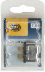 Pièces agricoles - Electricité - Fusible 12V 20A longueur 25,1mm jaune Hella