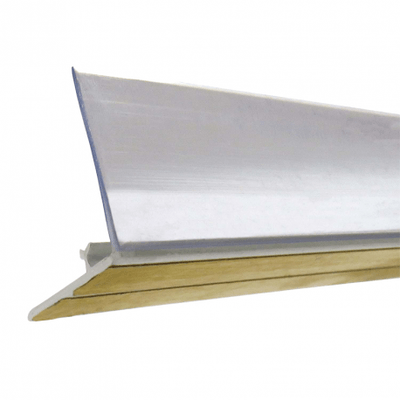 Pièces agricoles - Pièce divers - RAIL ADHESIF AVEC BUTEE LONG1000XH30MMXLARG30MM TRANSPARENT