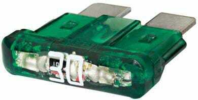 Pièces agricoles - Electricité - Fusible lame standard 12V 30A longueur 18,8mm vert pack 10x Hella