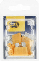 Pièces agricoles - Electricité - Fusible lame standard 12V 5A longueur 18,8mm beige pack 10x Hella