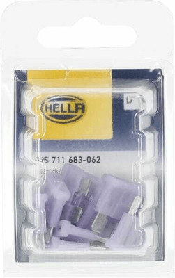 Pièces agricoles - Electricité - Fusible lame standard 12V 3A longueur 18,8mm violet pack 10x Hella