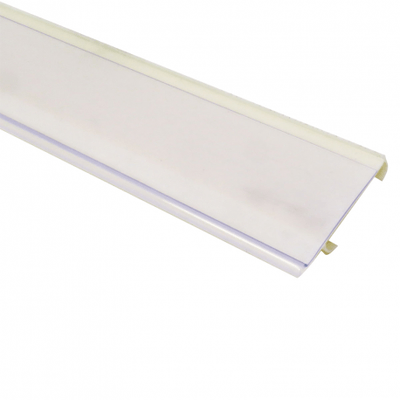 Pièces agricoles - Pièce divers - PORTE ETQ ADHESIF TRANSPARENT LONG1000XH40MM P/TABLETTE