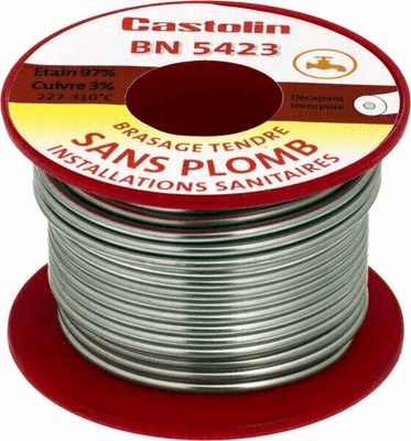 Pièces agricoles - Outils atelier - Étain à souder BN5423 2,0 mm 250 g