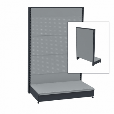 Pièces agricoles - Pièce divers - KIT TETE DE GONDOLE DEPART SIMPLE H1550MMXP500MM RAL7016/42 (P25)
