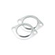 Palier tôle oval nu arbre 17 mm (le jeu)