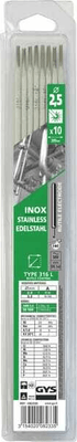 Pièces agricoles - Outils atelier - Électrodes 316L 2,5x300mm(10x)