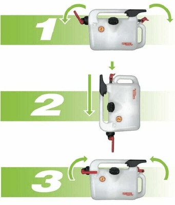 Pièces agricoles - Outils atelier - Jerrican plastique 6 litres Rapidon 6