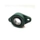 Palier fonte ovale 2 trous arbre 45 mm