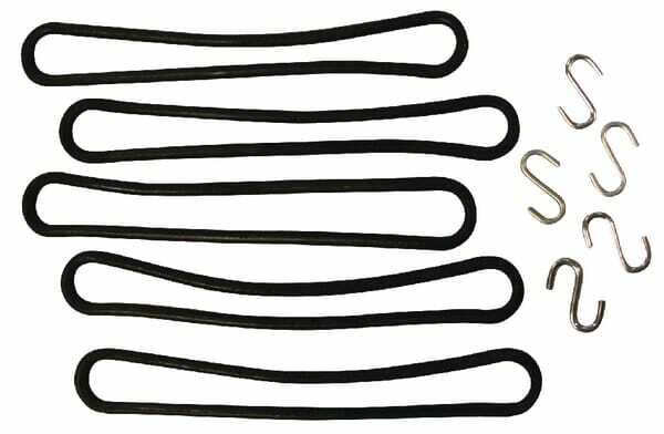 Pièces agricoles - Outils atelier - Élastiques en caoutchouc 225mm (5x)