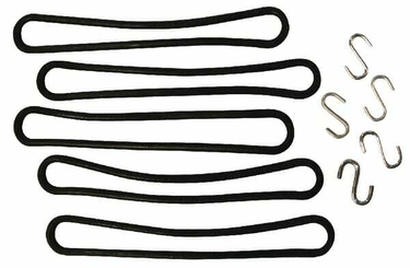 Pièces agricoles - Outils atelier - Élastiques en caoutchouc 225mm (5x)