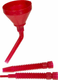 Entonnoir plastique avec tuyau flexible