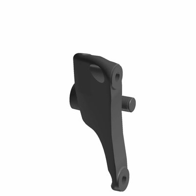 Pièces Quad & Motos - Pièces communes - FOOTPEG SUPPORT, RIGHT, FLAT BLACK Polaris origine