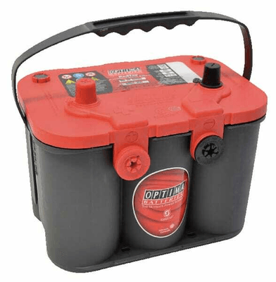 Pièces agricoles - Eclairage - Batterie 12V 50Ah 815A AGM Red Top RTU 4.2 Optima