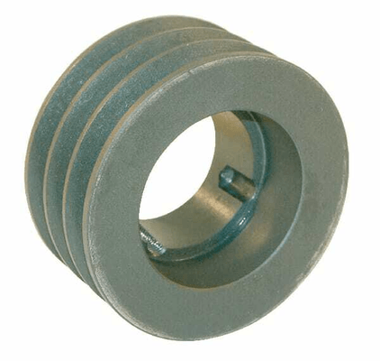 Pièces agricoles - Transmission - Poulie pour courroie trapézoïdale 3 rainures A ou SPA diamètre 76.50 mm pour douille taperlock 1108 Kramp