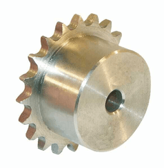 Pièces agricoles - Transmission - Pignon Simplex 20 dents chaîne 5/8" 10 B-1 Acier inoxydable 304 Kramp