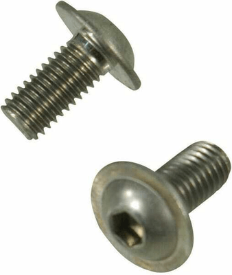 Pièces agricoles - Machines - Boulon a tete bombe 8x 16 Inox Mullos