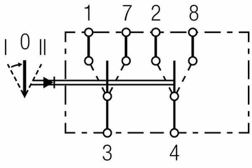 Pièces agricoles - Electricité - Interrupteur I->0-II