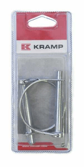 Pièces agricoles - Tracteur pièce adaptable - Goupille de verrouillage en fil métallique 8 mm x 68 mm (2)