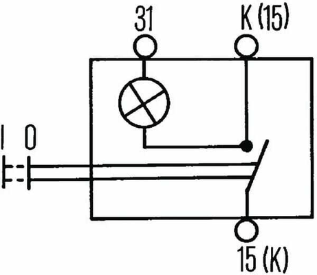 Pièces agricoles - Electricité - Interrupteur 12V 8A