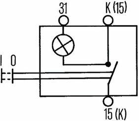 Pièces agricoles - Electricité - Interrupteur 12V 8A