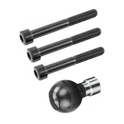 Pièces agricoles - Pièce divers - BASE + 3 VIS M8 + ROTULE D.1" RAM