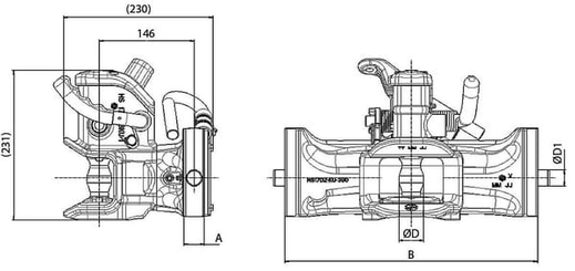 Pièces agricoles - Tracteur pièce adaptable - Attelage de remorque, vert