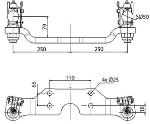 Pièces agricoles - Tracteur pièce adaptable - Directionnel forcé