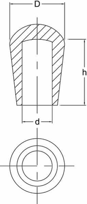 Pièces agricoles - Fasteners - Embout conique 1/2" (12,7)