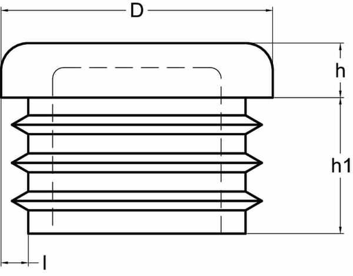 Pièces agricoles - Fasteners - Insérer rondes 100mm