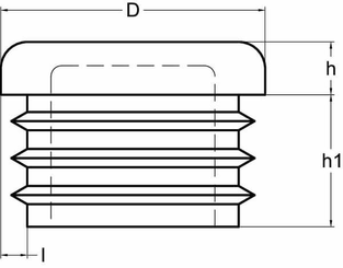 Pièces agricoles - Fasteners - Insérer rondes 100mm