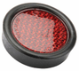 Catadioptre rond rouge Ø50/65mm à visser