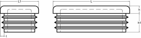 Pièces agricoles - Fasteners - Obturateur 40 x 20 mm