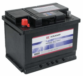 Pièces agricoles - Eclairage - Batterie 12V 56Ah 480A Kramp