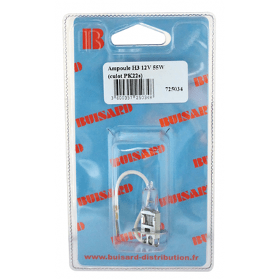 Pièces agricoles - Pièce divers - HF- 1 LAMPE IODE H3 12V 55W PK22S