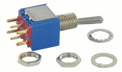 Pièces agricoles - Electricité - Interrupteur mini ON-OFF-ON 2-
