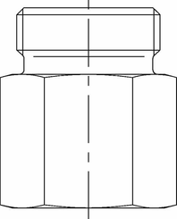 Pièces agricoles - Hydraulique - Adapteur femelle 8L - 3/8 BSP