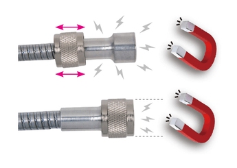 Outils - Outils divers - Doigt magnétique flexible 495mm puissance 3kgs