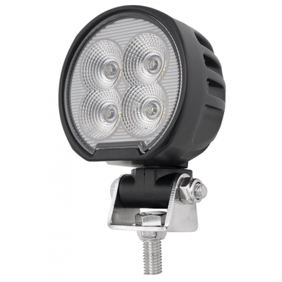 Pièces agricoles - Pièce divers - PHARE DE TRAVAIL ROND 4 LED 3600LM LARGE LUMITRACK
