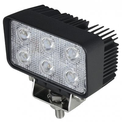Pièces agricoles - Pièce divers - PHARE DE TRAVAIL RECT. 6 LED 1800LM LONGUE AGRILED