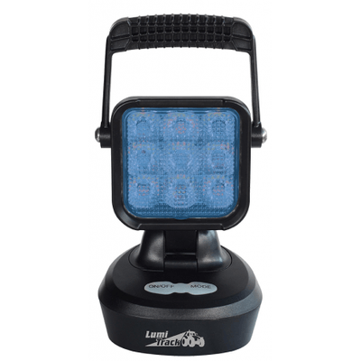 Equipement d'atelier - Equipement d'atelier divers - PHARE DE TRAVAIL - AVERTISSEUR 9 LED RECHARGEABLE BLEU-AVICULTURE LUMITRACK