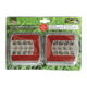 KIT 2 FEUX AR. LED 4F SORT. CABLE SOUS COQUE