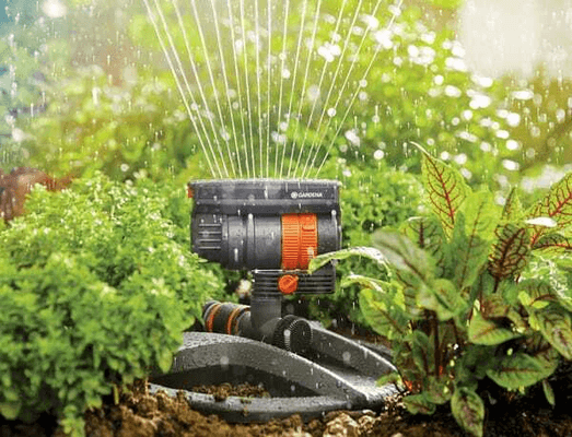 Pièces agricoles - Hydraulique - Arroseur oscillant AquaZoom compact