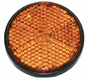 Catadioptre rond orange Ø60mm adhesif