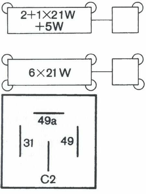 Pièces agricoles - Electricité - Centrale clignotante 12V