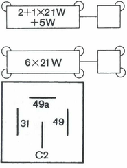 Pièces agricoles - Electricité - Centrale clignotante 12V