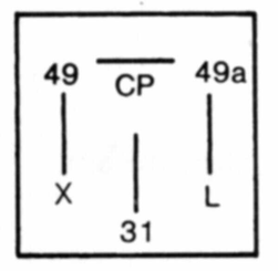 Pièces agricoles - Electricité - Relais de clignotant 24V